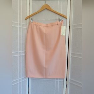 ESCADA pink wool pencil skirt